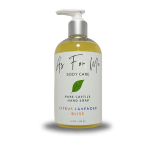 Liquid Hand Soap - Pure Castile - Organic Wash